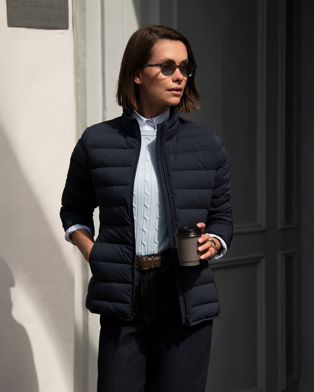 Avalon Women Navy AW25 Modelimage