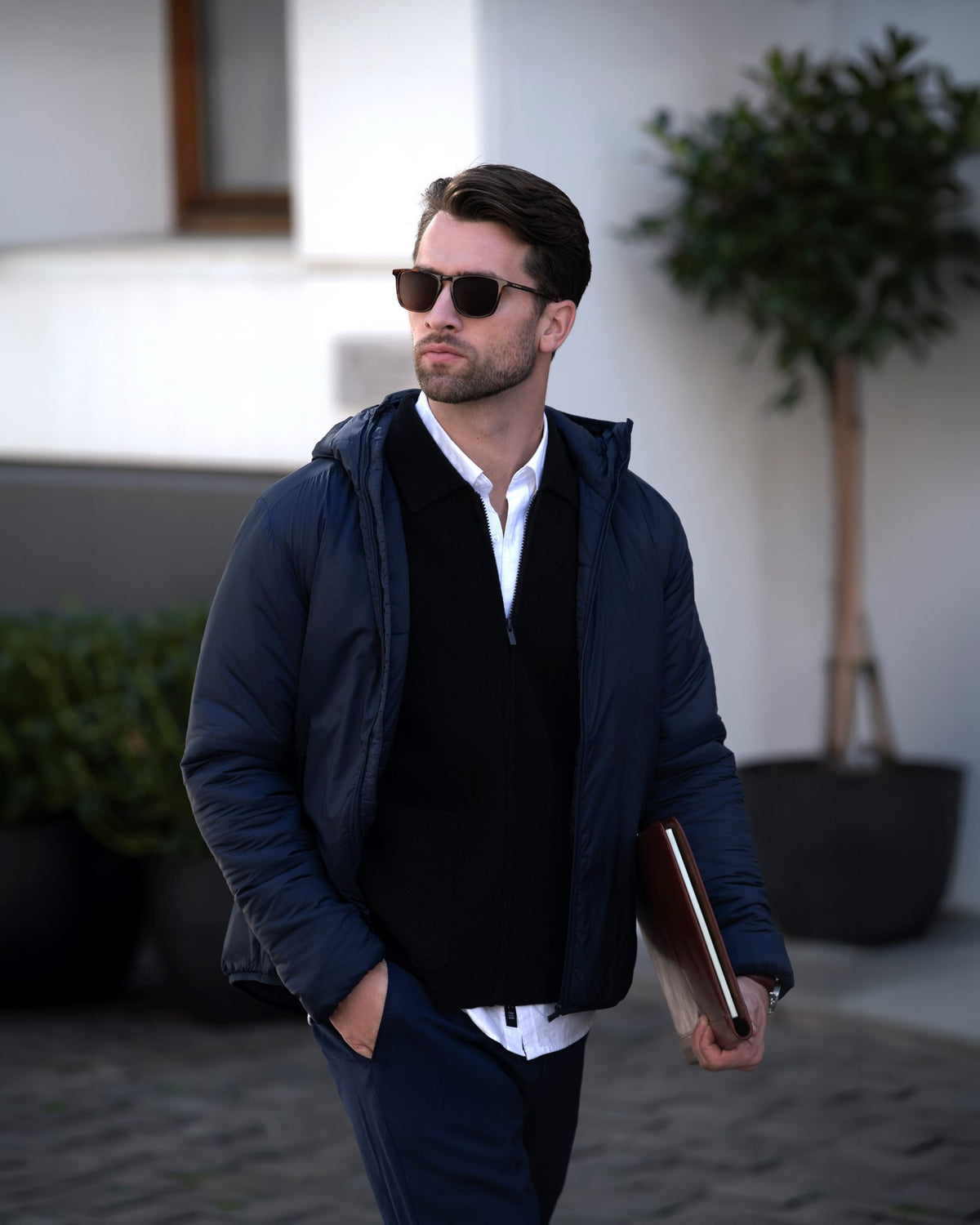 Aspen Men Navy SS26 Modelimage (1)