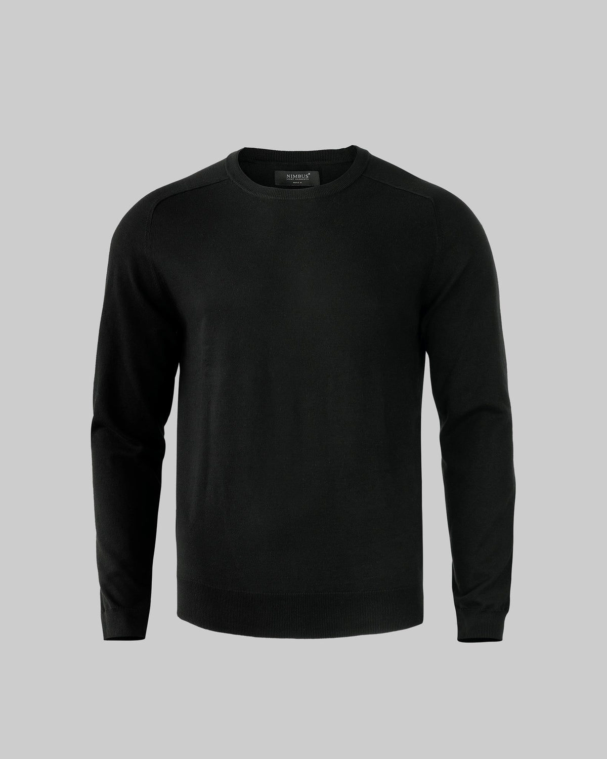 Brighton O Neck Men Black Front