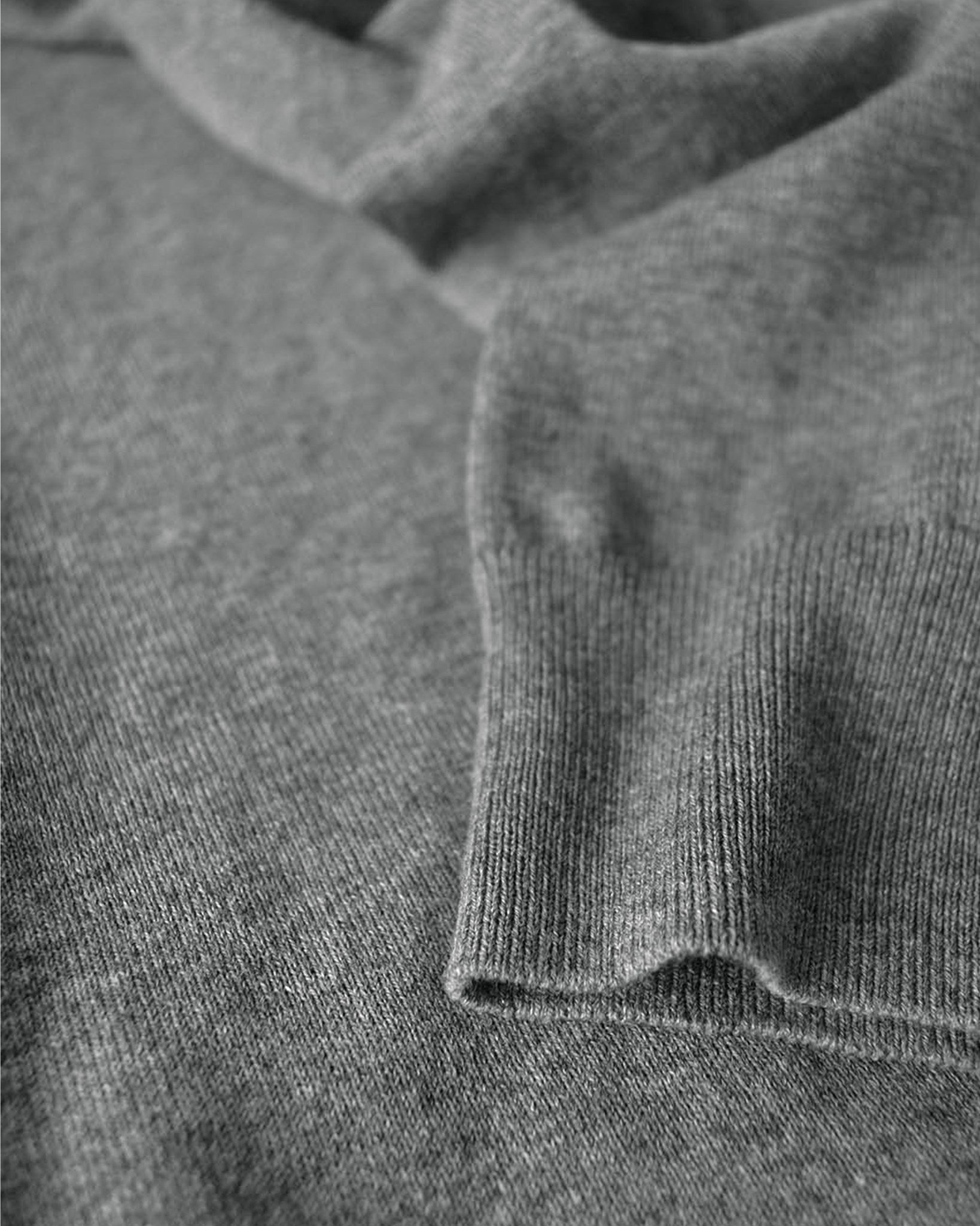 Brighton O Neck Women Grey Melange Closeup 3