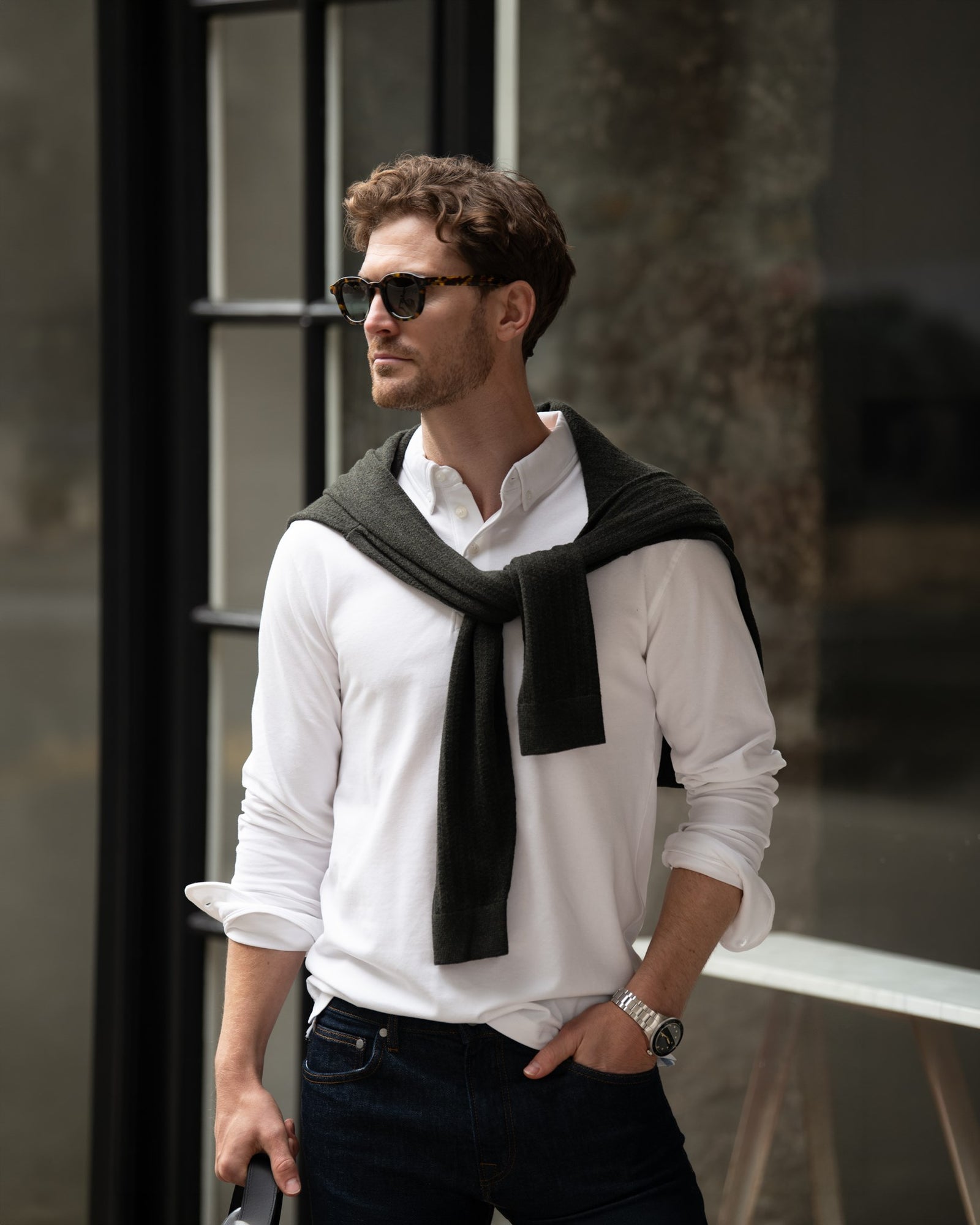 Carlington Men Charcoal Back