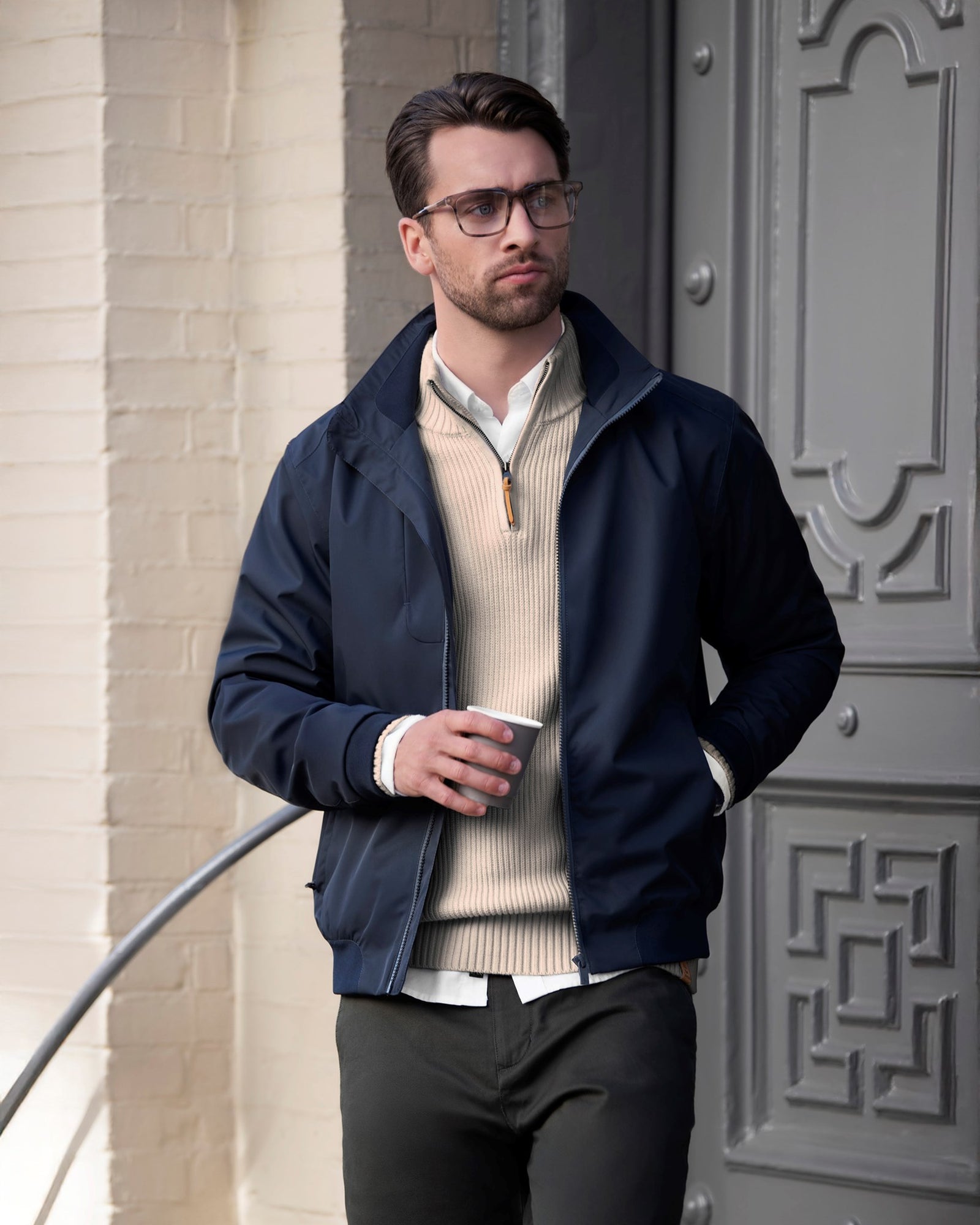 Davenport Men Black Back