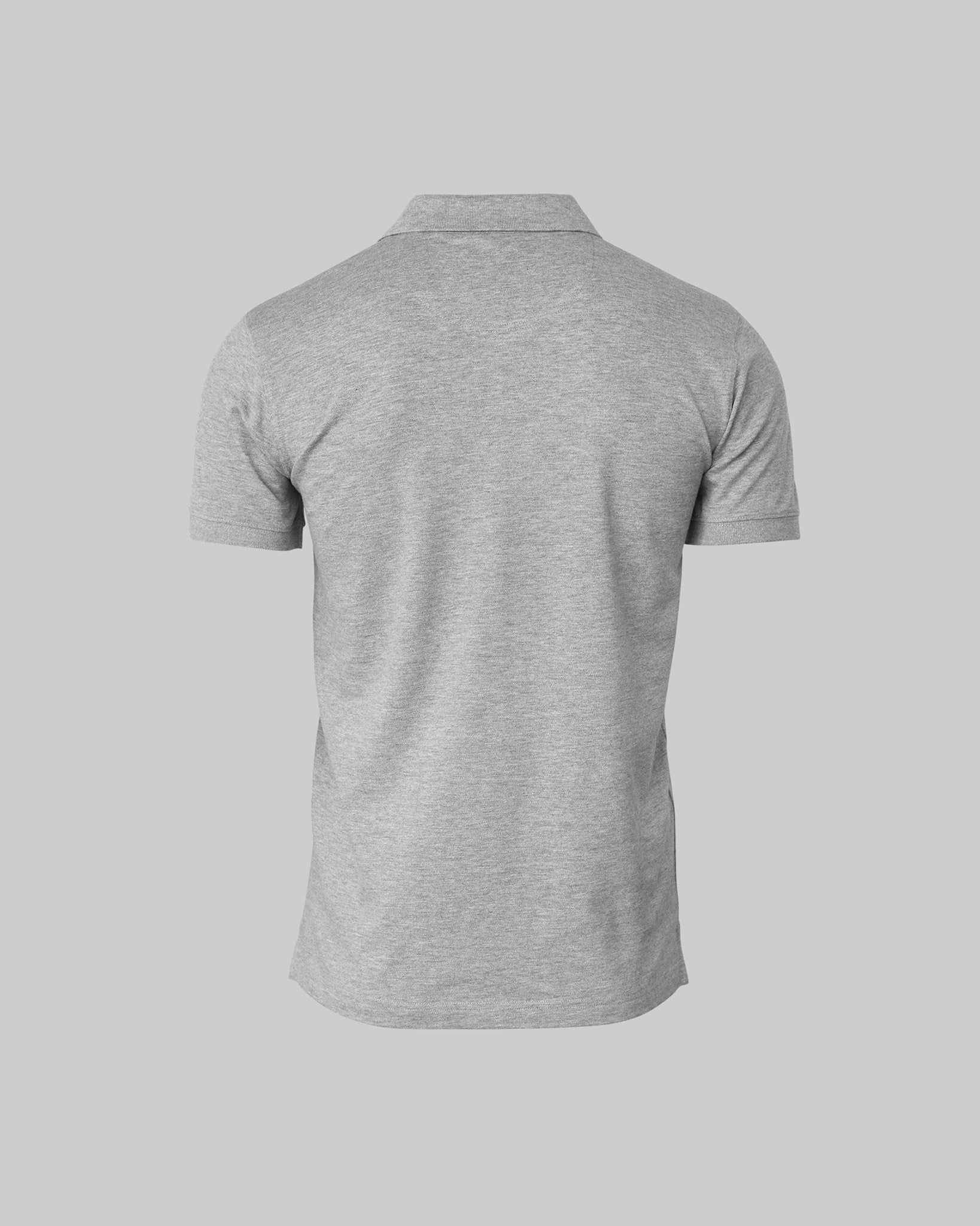 Harvard Classic Men Grey Melange Back