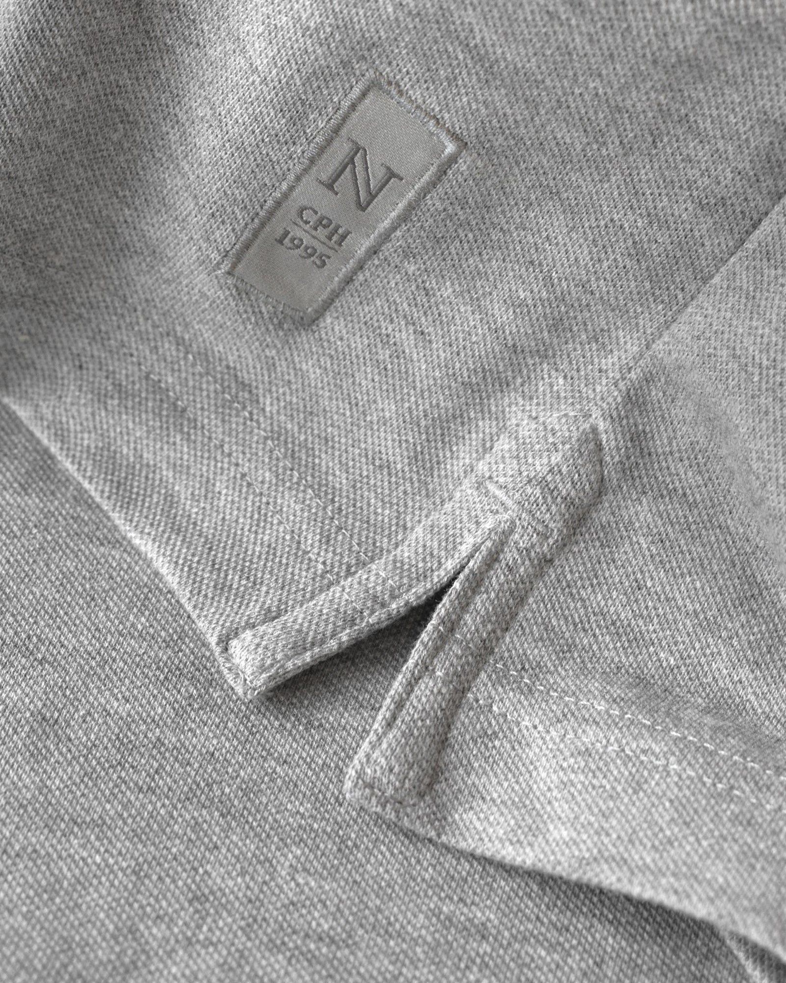 Harvard Classic Men Grey Melange Back