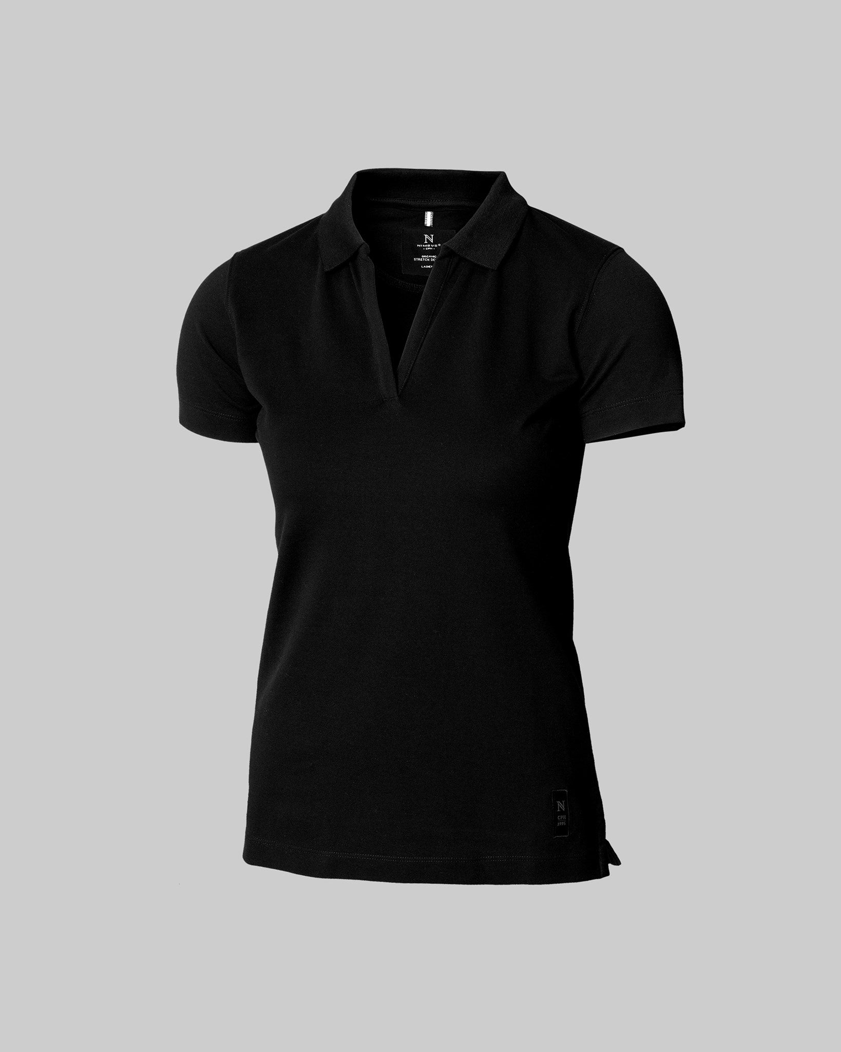 Harvard V Neck Women Black Front