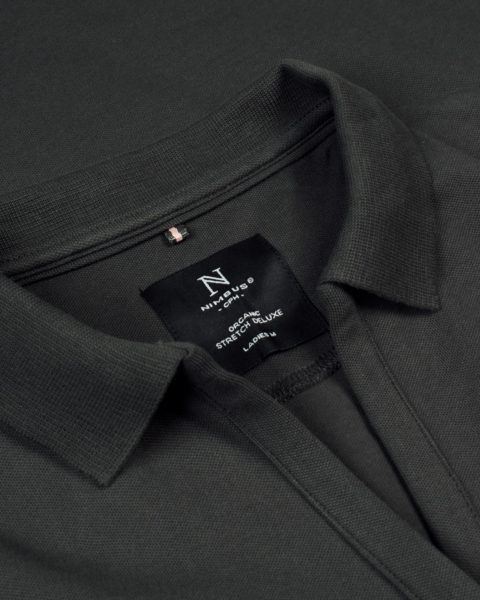 Harvard V Neck Women Charcoal Closeup 1