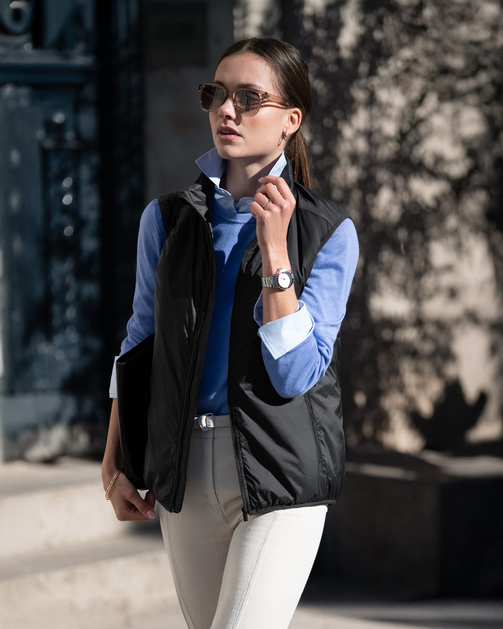 Jasper Unisex Men Black Back