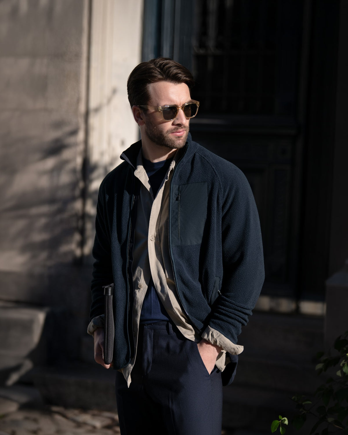 Timberlake Men Navy SS25 Modelimage (1)