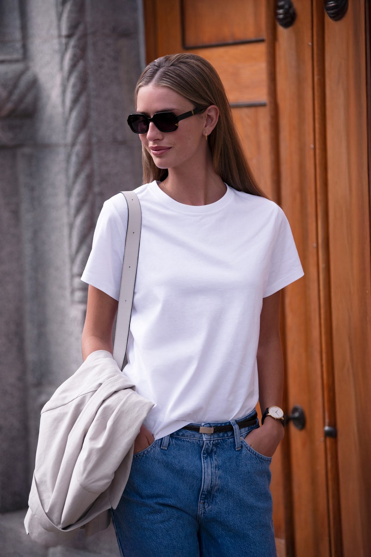 Venice Women White SS26 Modelimage