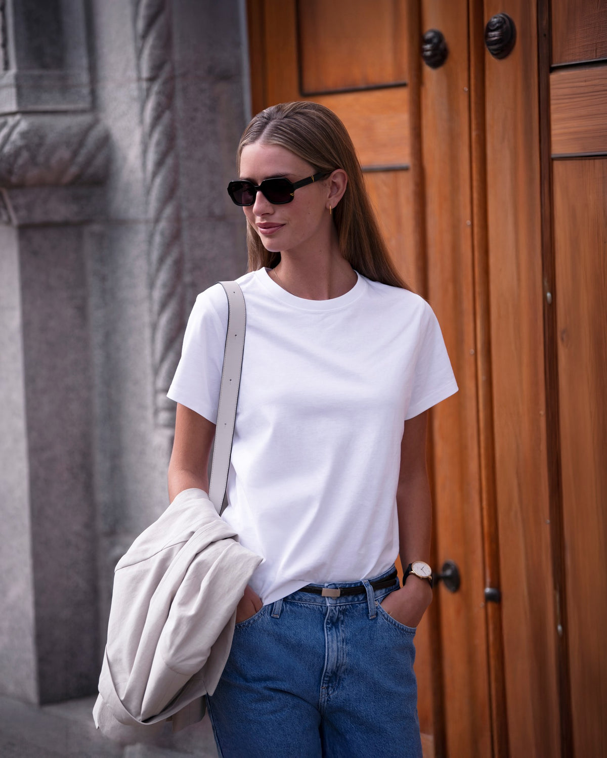 Venice Women White SS26 Modelimage